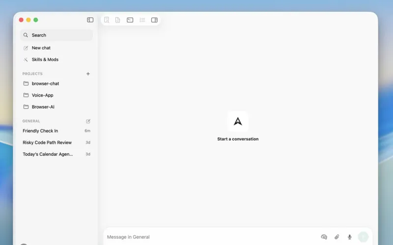 Codex Chat: A native macOS client for Codex.