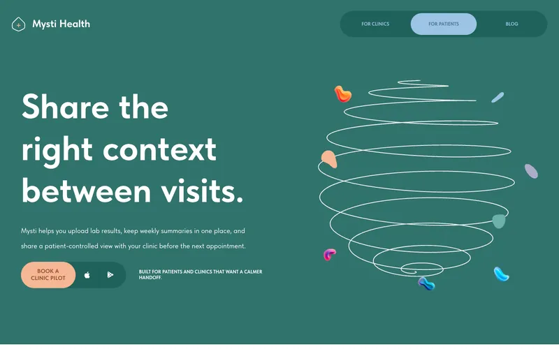 Mysti: Personal health, with context.