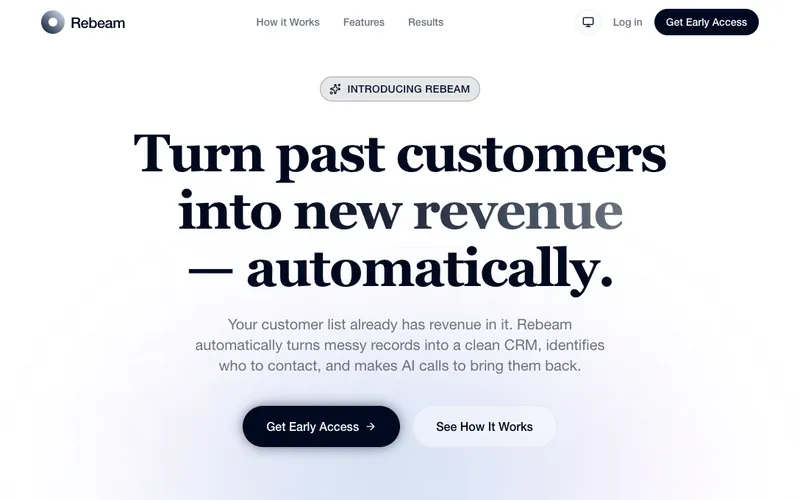 Rebeam: Turn past customers into new revenue.